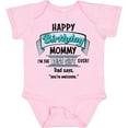 thumbnail image 3 of Inktastic Happy Birthday, Mommy I'm the Best Ever in Blue Boys or Girls Baby Bodysuit, 3 of 5