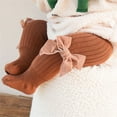 thumbnail image 3 of Kids Girls Legging Stockings Cute Sparkly Bow Stretch Winter Tights Baby Pantyhose for Toddler Infant, 3 of 7