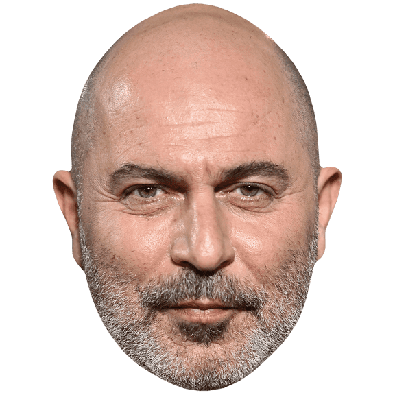 Lior Raz (Beard) Celebrity Mask, Flat Card Face, Fancy Dress Mask