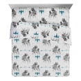 thumbnail image 1 of The Mandalorian 4-Piece kids Full Sheet Set, 100% Polyester, 1 of 5