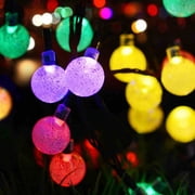 Solar Powered 30 LEDs String Light Waterproof Outdoor Garden Path Yard Decor Lamp Outdoor Garden Yard Decor Path Accessories Solar Powered 20ft 30 LEDs Waterproof Portable String Light White