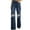 Blue, variant on Vedolay Fashion Pants for Women Bell Bottom Jeans for Women Trendy Stretch Skinny Flare Denim Pants Black,2XL