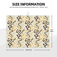 thumbnail image 2 of Yiaed Snake And Floral Print Highly Absorbent Microfiber Kitchen Counter Mat, Dish Drying Pad for Dishes, Utensils, Pots and Pans, Large 18" x 24", 2 of 7