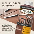 thumbnail image 2 of SamaN Interior Water Based Stain for Fine Wood, Mahogany, 12 oz, 2 of 5