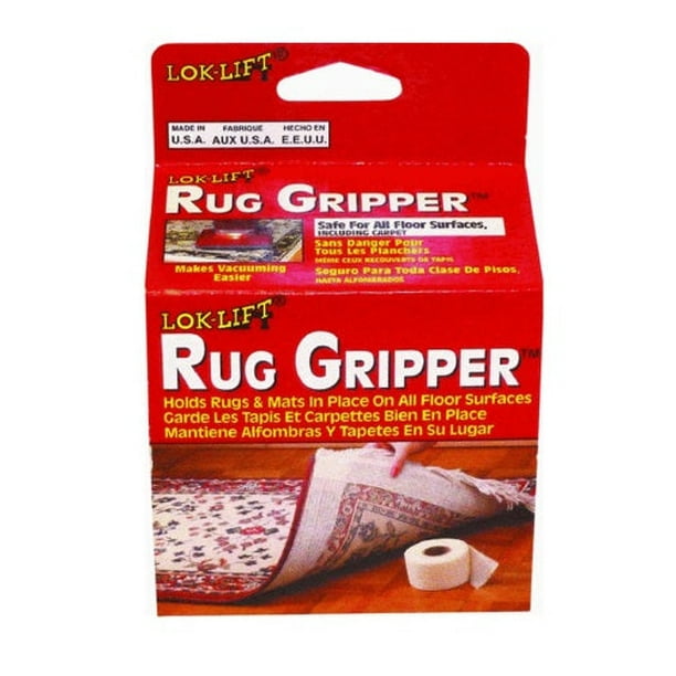 Optimum Technologies 425R Lok Lift Rug Gripper For Runners, White, 4" X 25'