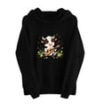 thumbnail image 2 of Aimik Women's Cute Cow Graphic Hoodies Sweatshirts Long Sleeve Pullover Tops with Drawstring Pockets Fall Loose Comfy Hoodied Tops, 2 of 6