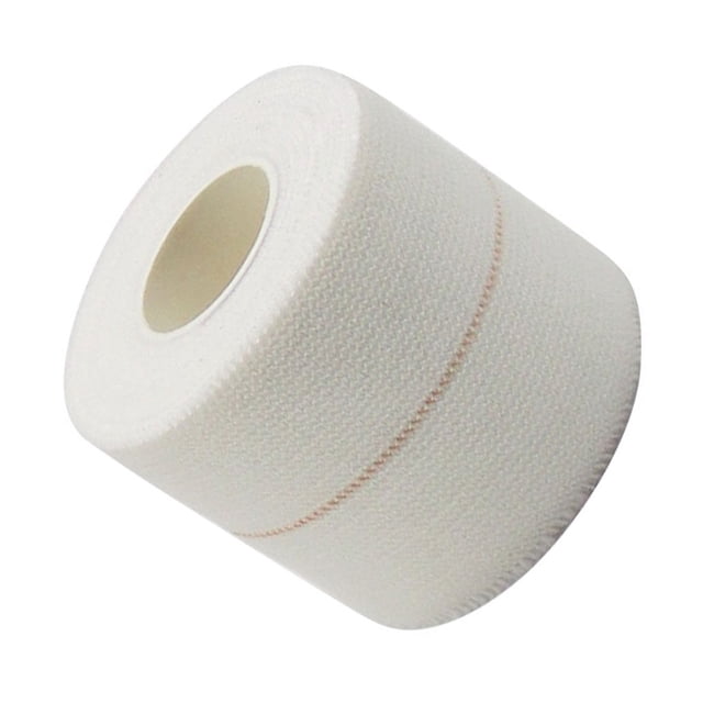 Greeniant Cinta de palo de Hockey sobre hielo profesional alta elasticidad cohesivo Flexible vendaje cubierta de tela envuelve murciélagos de fuerte Boxeo Blanco 2.5 cm x 4.5 m Greeniant OD027549-04