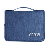 Large Capacity Travel Toiletries Bag for Men - Business Trip Portable Makeup Kit with Dry and Wet Separation Storage Solutions