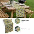 thumbnail image 5 of Yellow Cashew Flower Table Runner - 90 Inch Long, Kitchen Dining Table Runner Dresser Scarves, Retro Ethnic Abstract Country Farmhouse Decor for Coffee Tables Wedding Party Banquet, 5 of 8