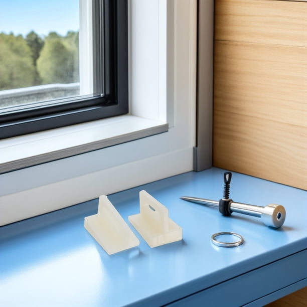 BESTYASH 10Jgo Repuesto Para Guía De Puerta Empotrada Beige Fabricada En Plástico Duradero Para