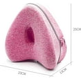thumbnail image 2 of Orthopedic Memory Foam Pillow For Side Sleepers - For Knees And Back - Red--, 2 of 5