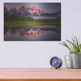 thumbnail image 4 of Luxe Metal Art 'Teton Awakening - Grand Teton National Park' by Darren White, Metal Wall Art, 16"x12", 4 of 9