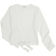 Women's Tie-Front Sparkle Shrug