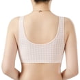thumbnail image 3 of Daisy Bras for Older Women Floral Plus Size Bra Wireless Front Closure Bras for Senior Daisy Comfort Tshirt Bra Comfortable Cotton Sleep Bra for Older Womens No Underwire Plus Size, 3 of 9