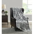 thumbnail image 3 of Cannon Cozy Teddy Grey Polyester 1-Piece Twin XL Blanket, plaid themed, for Men and Women, OEKO-TEX Certified Confidence, 3 of 6