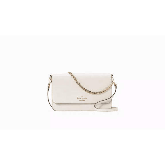 Kate Spade Madison Flap Crossbody Meringue Saffiano Leather Bag KC430 $349