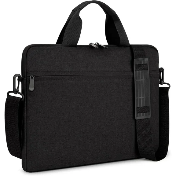 14-15 Inch Laptop Shoulder Messenger Bag Carrying Case Briefcase Slim Protective Computer Sleeve with Handle Strap Pocket for MacBook Acer ASUS HP Surface Dell Chromebook