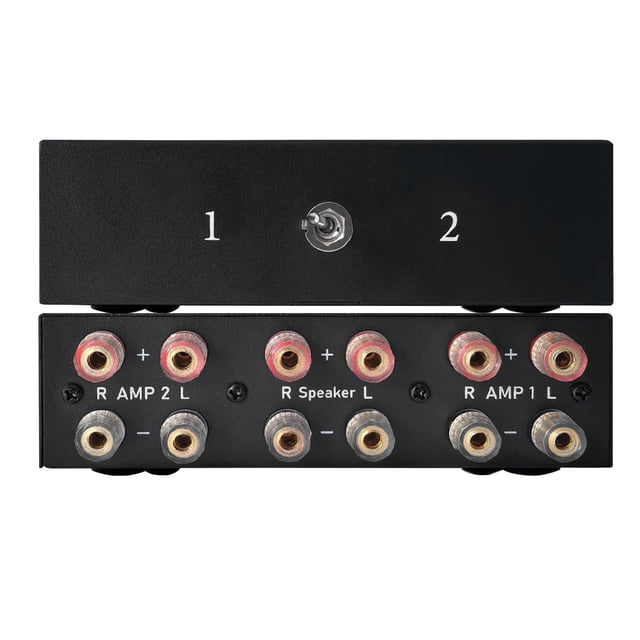 Amplificador y selector de altavoces Azduou bidireccional de 2 vías