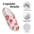 thumbnail image 5 of Balery Milk Tea5 Pattern Women's Fuzzy Memory Foam Slippers Fluffy Winter House Shoes Indoor and Outdoor-37/38, 5 of 7