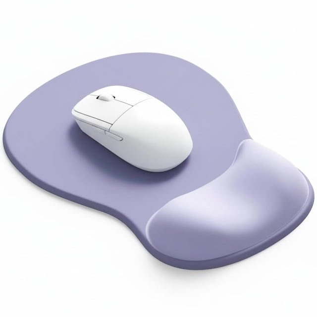 Alfombrilla de ratón de gel con reposamuñecas Eulps Ergonomic Morado