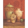 thumbnail image 2 of Gladding, Pamela 26x32 Gold Ornate Wood Framed with Double Matting Museum Art Print Titled - Tuscan Urns I, 2 of 4