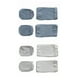 thumbnail image 1 of Juego de calcetines con rodilleras para gatear para bebés y niños pequeños, de algodón peinado, suaves, antideslizantes, color gris claro y azul, talla S para niños de 0 a 1 año, 1 of 15