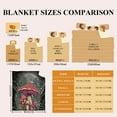 thumbnail image 3 of Mushroom Blanket Gift Soft and Lightweight Flannel Throw Suitable in Bed Living Room and Travel 80"x60" for Audlt, 3 of 6