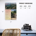 thumbnail image 5 of Shenandoah National Park, VA, Aerial View of Skyline Drive, Tunnel, In Old Virginia Poem Birch Wood Wall Sign (12x18 Rustic Home Decor, Ready to Hang Art), 5 of 5