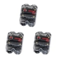 thumbnail image 4 of Guardoinrt Car Auto Audio Radio In Line Fuse Breaker Circuit For DC 12V Black 50A 3Set, 4 of 6