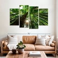 thumbnail image 2 of Elephant Stock Arashiyama Bamboo Grove Wall Art - Horizontal Multi Panel Canvas - Living Room Wall Decor - Nature Multi Panel - Gray And Beige Decor - 68" x 42", 2 of 8