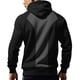 thumbnail image 4 of pstuiky Camisas para hombre de manga larga, Suéter informal de moda para hombre, color liso, con capucha y manga larga Tops de hombre s, 4 of 9