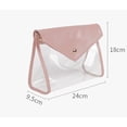 thumbnail image 5 of Clear PVC Makeup Kits Organizer,Carry Transparent Vinyl Travel Cosmetic Bag,White, 5 of 5