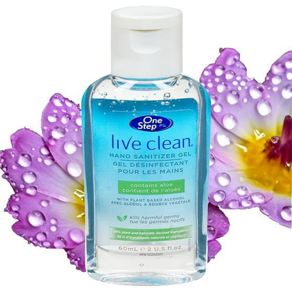 Live Clean One Step Hand Sanitizer with Aloe