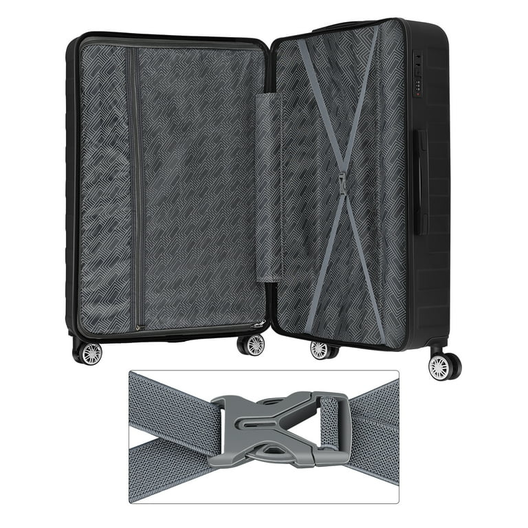 Hikolayae Rancho Elite Collection Hardside Spinner Suitcase Set, 5