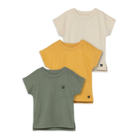 

Little Star Organic Toddler Unisex 3 Pk Short Sleeve Boxy Tees Size 12 Months - 5T