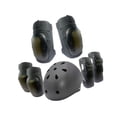 thumbnail image 3 of Conjunto De Equipo De Protección Para Niños, Coderas Para Monopatín, Longboard, Multideportes, M, Negro, 3 of 8