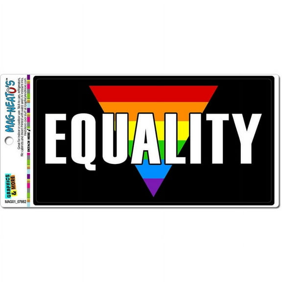 Marriage Equality Gay Lesbian Rights Rainbow LGBT Automotive Car Refrigerator Locker Vinyl Magnet