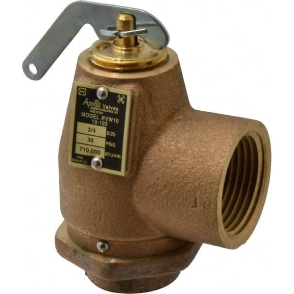 3/4" Inlet, 1" Outlet, ASME Safety Valve