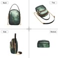 thumbnail image 3 of FORMRS Crossbody Bag for Women Quilted Travel Shoulder Cell Phone Purse with Chain Strap Handbag, Green Forest, 3 of 7