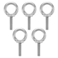 thumbnail image 1 of MasteelfCA 5 Pcs Boulon à Œil M8x30 Vis à Œil Filetée en Acier Inoxydable Pièce de Dispositif de Levage, 1 of 7