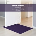 thumbnail image 4 of HAHDAXIA Bath Rug for Bathroom, 20x34 inch 100% Cotton Non Slip Bath Mat Rug, Soft Absorbent Machine Washable, Purple Bath Rug, 4 of 7