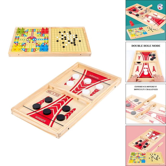 Juego de mesa Hugo Fast de Hockey Juguetes de Ajedrez Otro Lado Es Flying Chess Gobang grande