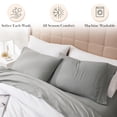 thumbnail image 6 of Stylish Pleated Hem 21-inch Extra Deep Pocket Comfortable Microfiber Sheet Set by Southshore Fine Linens, 6 of 10