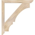 thumbnail image 3 of Ekena Millwork 3 1/2"W x 40"D x 44"H Balboa Slat Smooth Bracket, Douglas Fir, 3 of 4