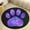 Flannel-2, variant on Colorful Paw Prints Round Area Rugs for Bedroom Living Room, 3FT Soft Indoor Circle Carpets, Carpet Home Decor Floor Mat