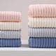 thumbnail image 3 of Nvzi 3 toallas de baño, toalla de mano de algodón suave para el hogar, súper suave, altamente absorbente para ducha, piscina, toalla de mano de 13,78 x 23,62 pulgadas (azul), 3 of 5