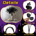 thumbnail image 3 of 10 Pcs Black Artificial Eucalyptus Stems,14" Faux Eucalyptus Leaves Branches Bouquet,Black Silk Flowers for Home Halloween,Flower Arrangement DIY,Farmhouse Decor, 3 of 6