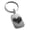 Silver, variant on Stainless Steel Stroke Sketch Heart Engraved Small Rectangle Dog Tag Charm Keychain Keyring
