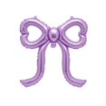 thumbnail image 2 of Bow Balloon Decorations 17 Inch Purple Foil Balloon for Bow Themed Party Decorations Student Shower Bridal Shower Birthday Party Decor, 1 Pack, 2 of 8