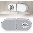 thumbnail image 2 of 10~12mm Semicircle Door Lock Stainless Steel, 2 of 5